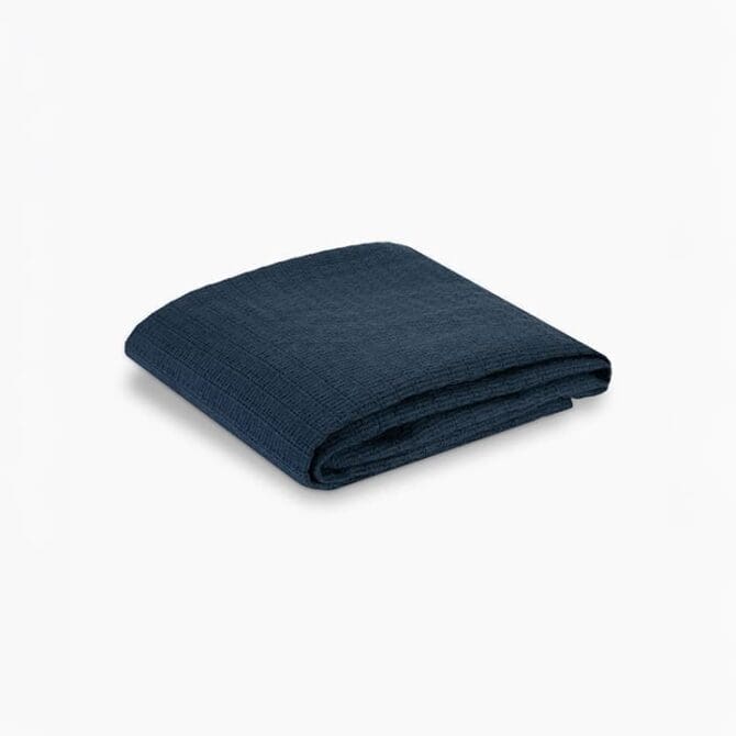 Plain Coverlet Waffle (180x240) Single - Teal
