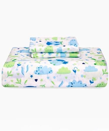 Bunnies Kids Flat Bedsheet Set (180x240) Single 3 pieces