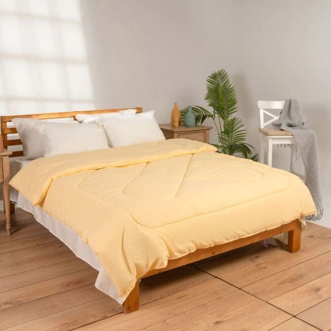 Fiber Duvet (180x230) Single - Gold