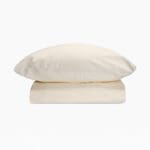 Plain Fitted Bedsheet Set (120x200) Single 3 pieces - Cream