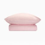 Plain Fitted Bedsheet Set (120x200) Single 3 pieces - Rose