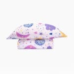 Stars Kids Fitted Bedsheet Set (240×260) Double 5 pieces - Lavendar