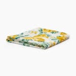 Printed Bedsheet Set Flat ( 240X260 ) Double 5 pieces - Yellow