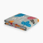Printed Bedsheet Set Flat ( 240X260 ) Double 5 pieces - Grey