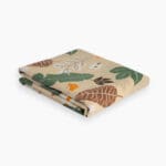 Printed Bedsheet Set Flat ( 240X260 ) Double 5 pieces - Beige
