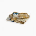 Printed Bedsheet Set Flat ( 240X260 ) Double 5 pieces - Gold