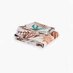 Printed Bedsheet Set Flat ( 180x240 ) Single 3 pieces - Brown