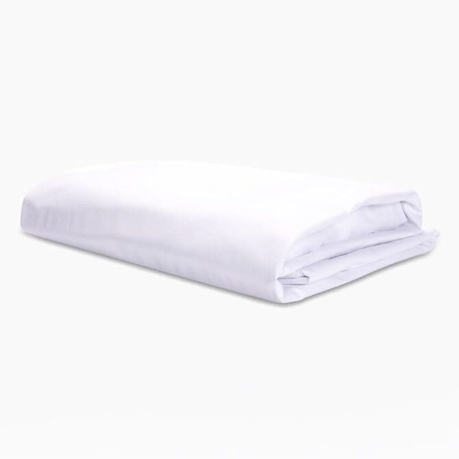 Plain Flat Bedsheet (260x275 ) King - White