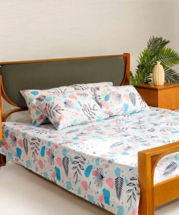 Printed Bedsheet Set Flat ( 180x240 ) Single 3 pieces