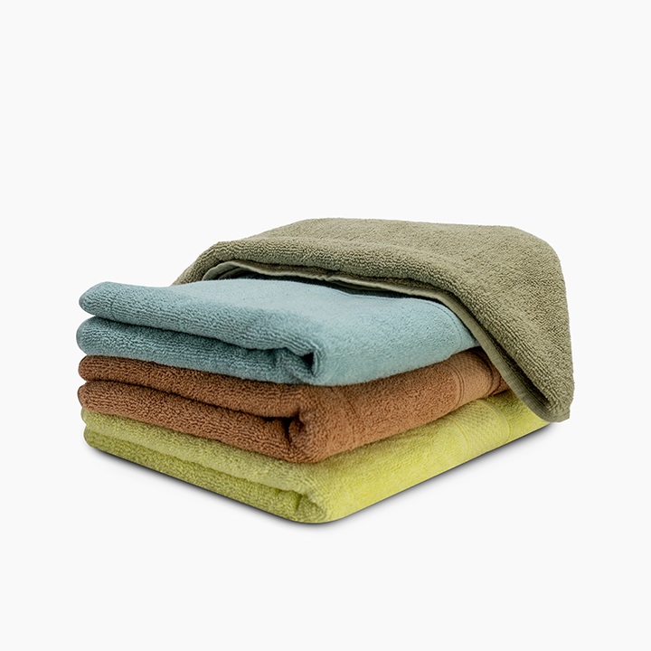 Plain Bath Towel 100% Cotton (150*100) - Image 2