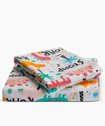 Printed Bedsheet Set Flat ( 180x240 ) Single 3 pieces