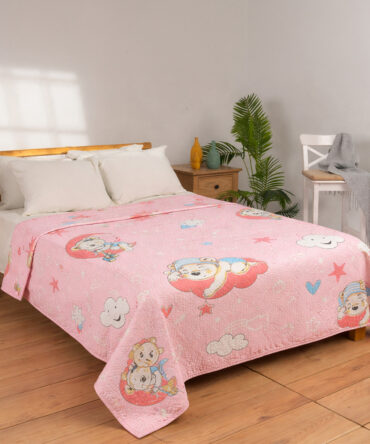 Printed Honeycomb Coverlet 100% cotton (180 × 240 cm)