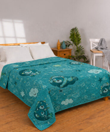 Printed Honeycomb Coverlet 100% Cotton (180 × 240 cm)
