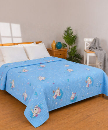 Printed Honeycomb Coverlet 100% Cotton (240 × 260 cm)